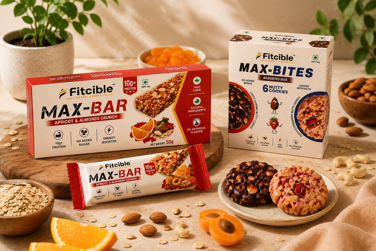Fitcible premium healthy snacks